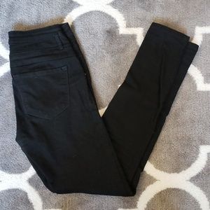 Black high waisted jeans